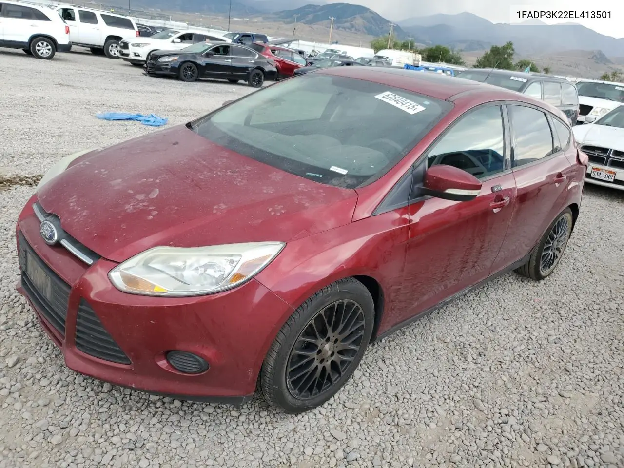 2014 Ford Focus Se VIN: 1FADP3K22EL413501 Lot: 62640415