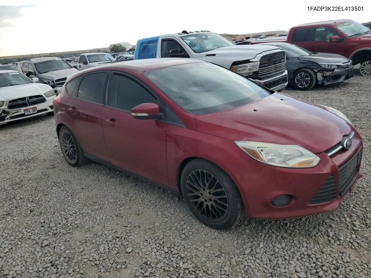2014 Ford Focus Se VIN: 1FADP3K22EL413501 Lot: 62640415