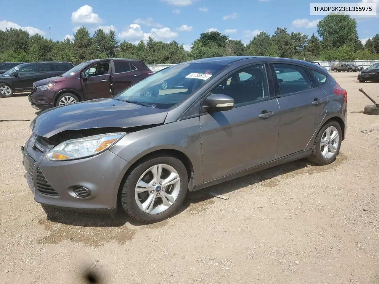 2014 Ford Focus Se VIN: 1FADP3K23EL365975 Lot: 62735675