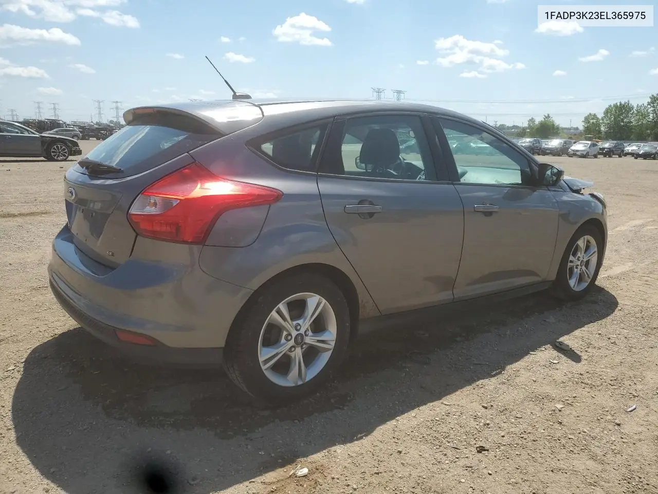 2014 Ford Focus Se VIN: 1FADP3K23EL365975 Lot: 62735675