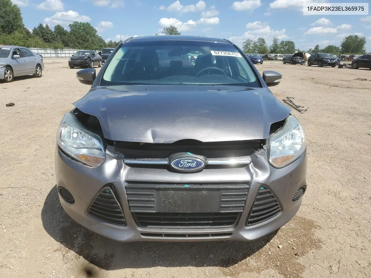2014 Ford Focus Se VIN: 1FADP3K23EL365975 Lot: 62735675