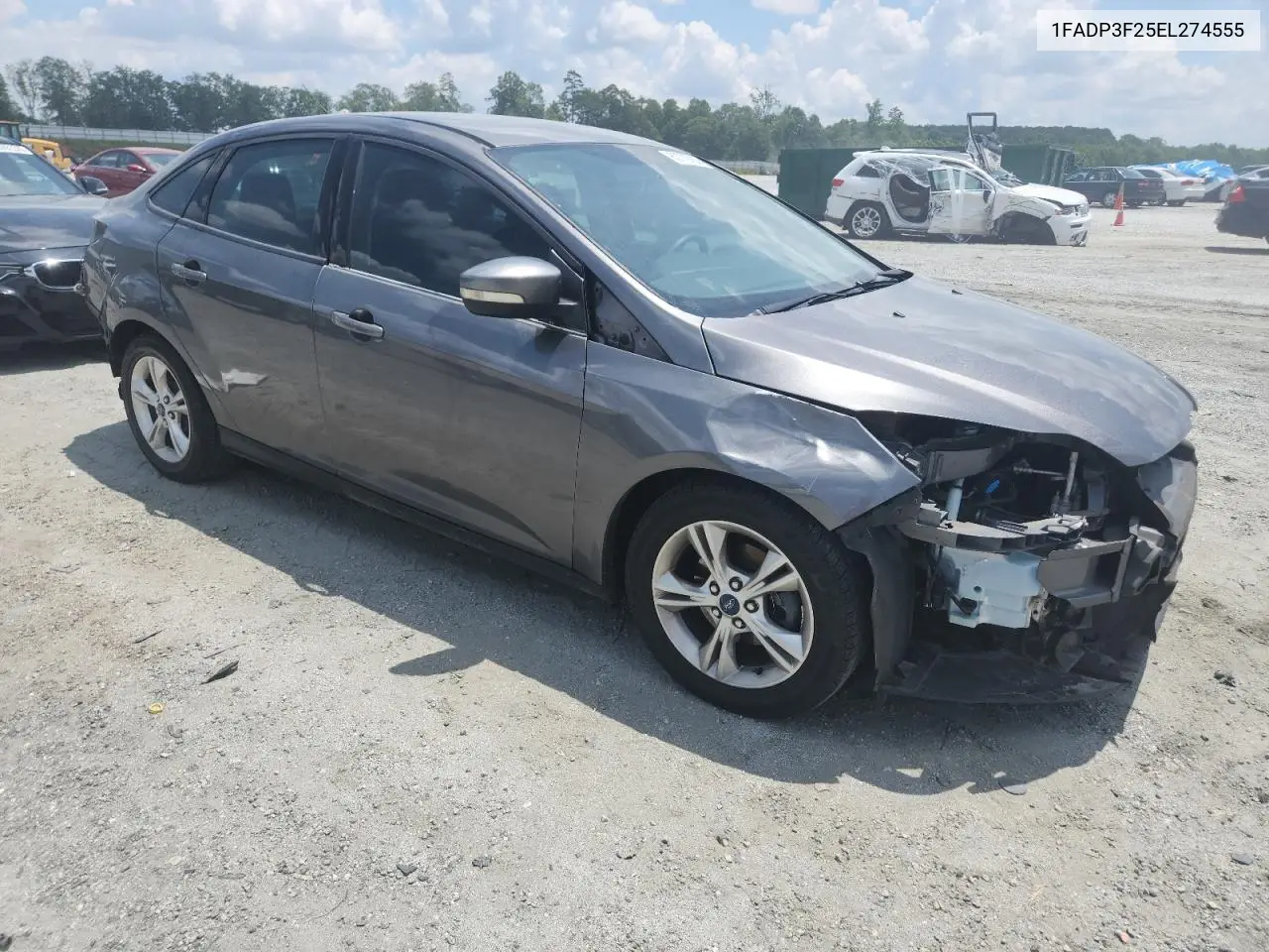 2014 Ford Focus Se VIN: 1FADP3F25EL274555 Lot: 62779765