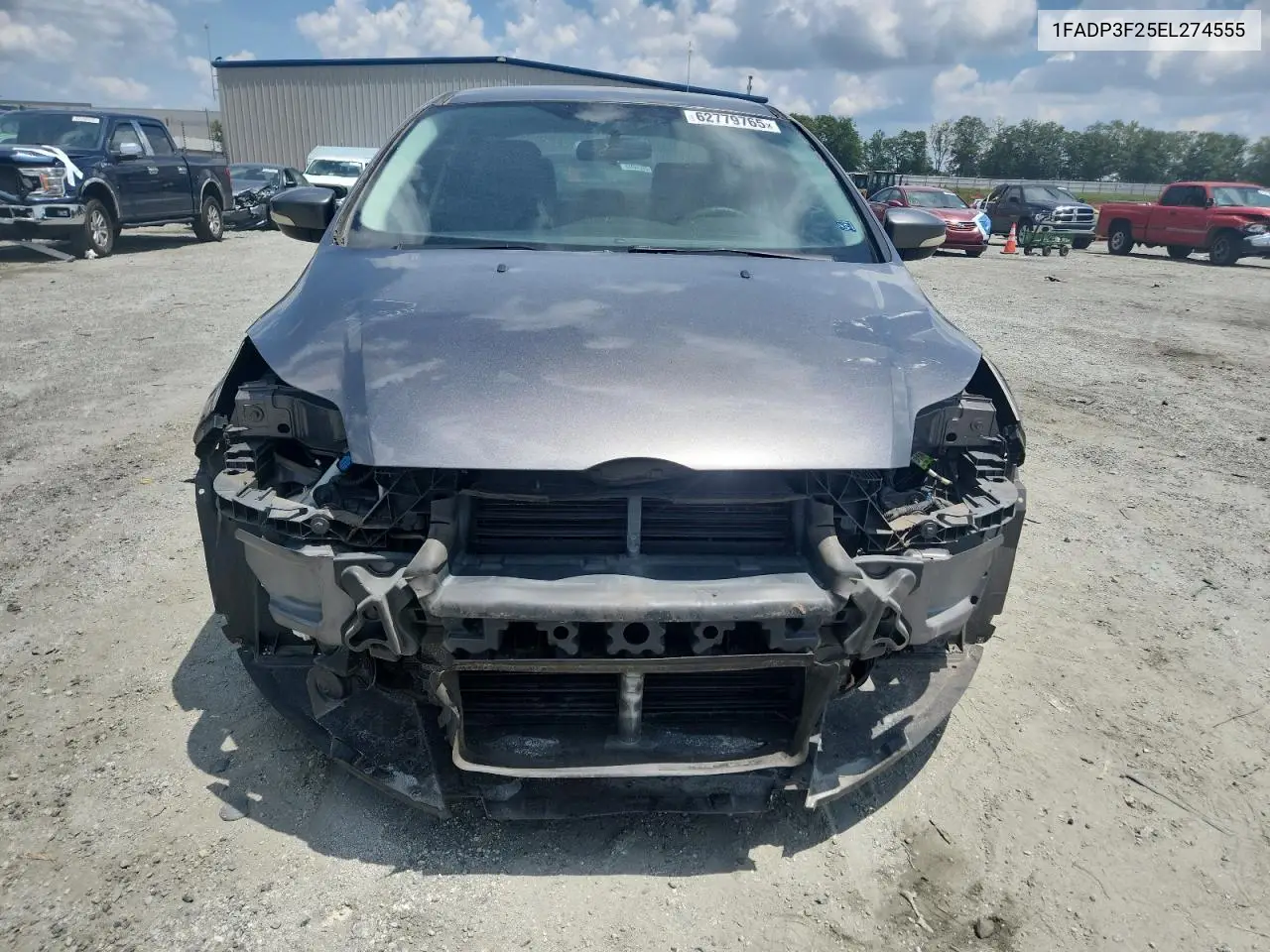 2014 Ford Focus Se VIN: 1FADP3F25EL274555 Lot: 62779765