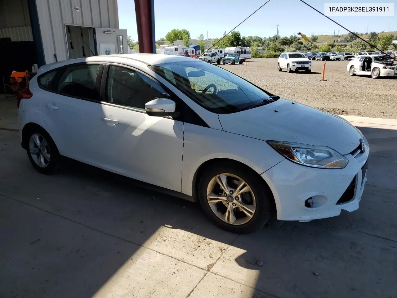 2014 Ford Focus Se VIN: 1FADP3K28EL391911 Lot: 62848605