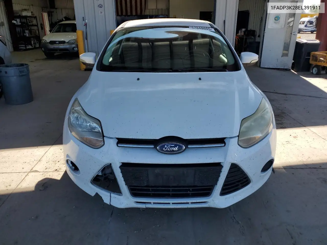 2014 Ford Focus Se VIN: 1FADP3K28EL391911 Lot: 62848605
