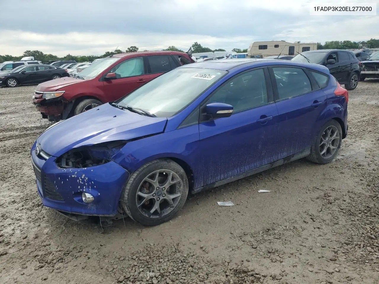 2014 Ford Focus Se VIN: 1FADP3K20EL277000 Lot: 62898935