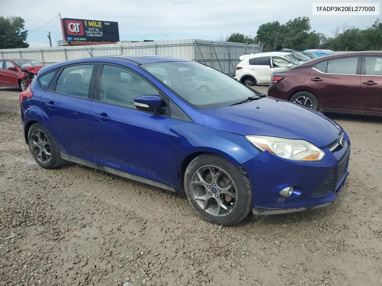 2014 Ford Focus Se VIN: 1FADP3K20EL277000 Lot: 62898935