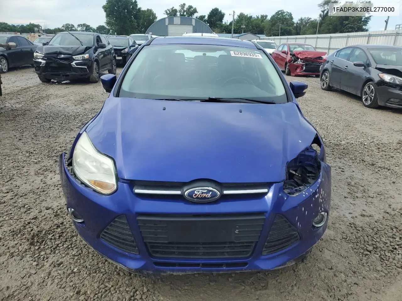 2014 Ford Focus Se VIN: 1FADP3K20EL277000 Lot: 62898935