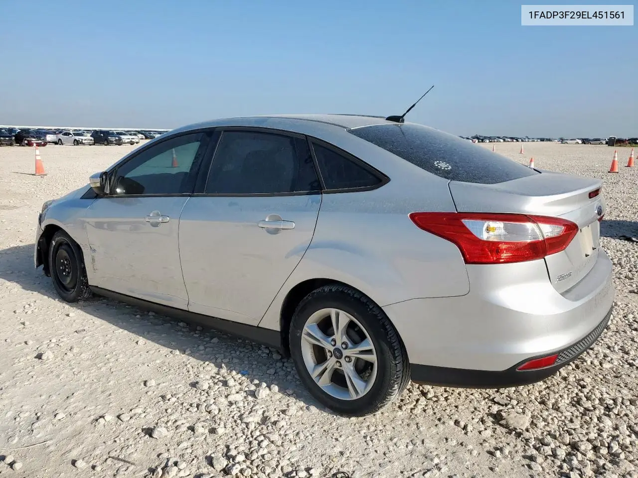 2014 Ford Focus Se VIN: 1FADP3F29EL451561 Lot: 63009475