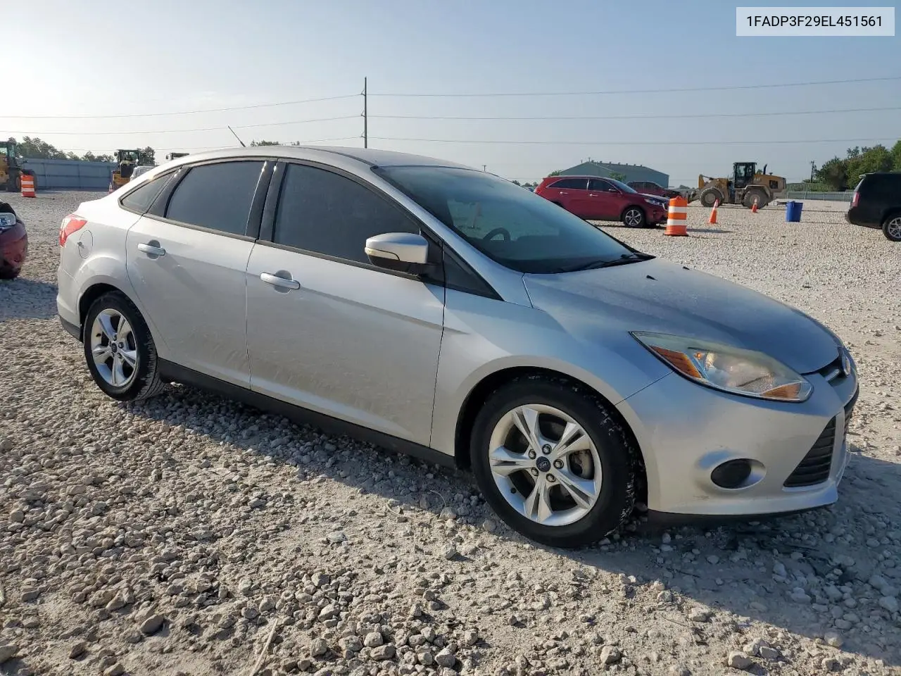 2014 Ford Focus Se VIN: 1FADP3F29EL451561 Lot: 63009475