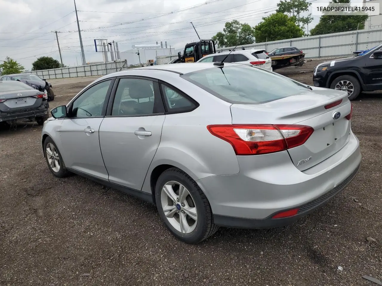 2014 Ford Focus Se VIN: 1FADP3F21EL415945 Lot: 63029265