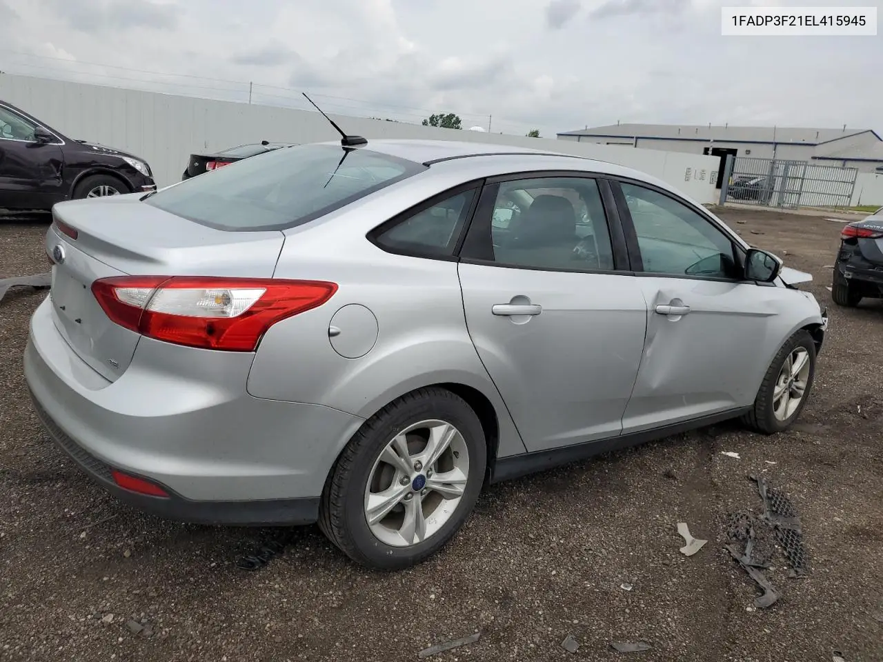 2014 Ford Focus Se VIN: 1FADP3F21EL415945 Lot: 63029265