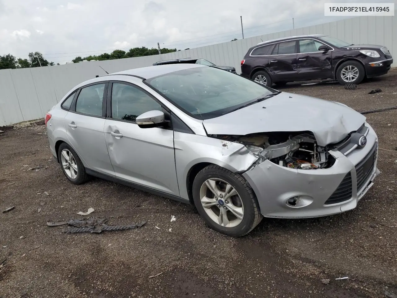 2014 Ford Focus Se VIN: 1FADP3F21EL415945 Lot: 63029265