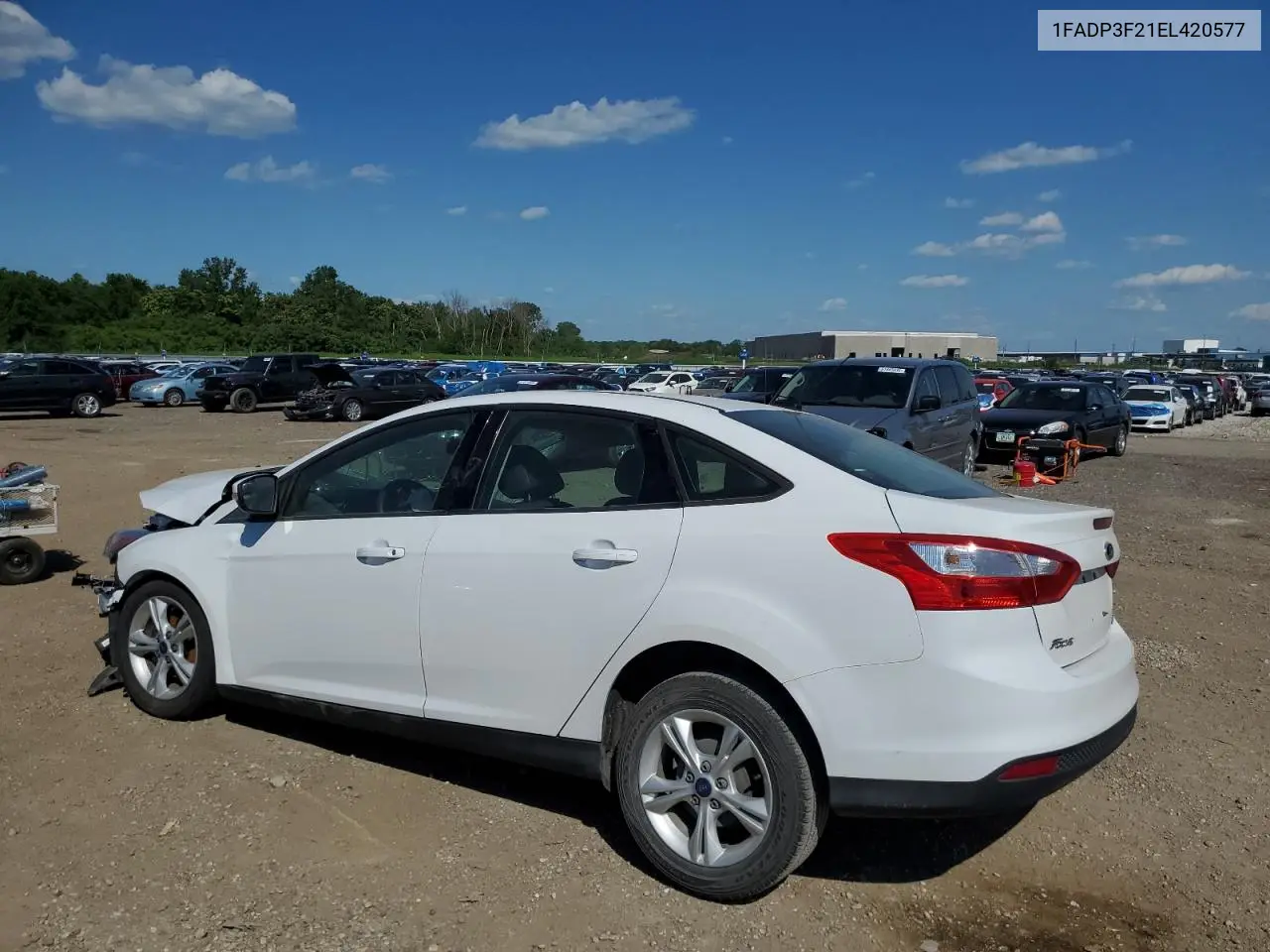 2014 Ford Focus Se VIN: 1FADP3F21EL420577 Lot: 63068615