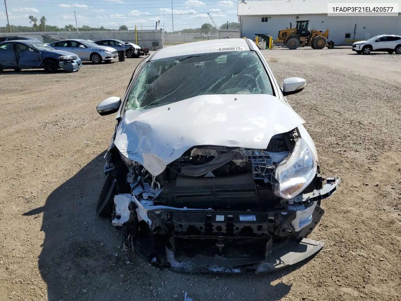 2014 Ford Focus Se VIN: 1FADP3F21EL420577 Lot: 63068615