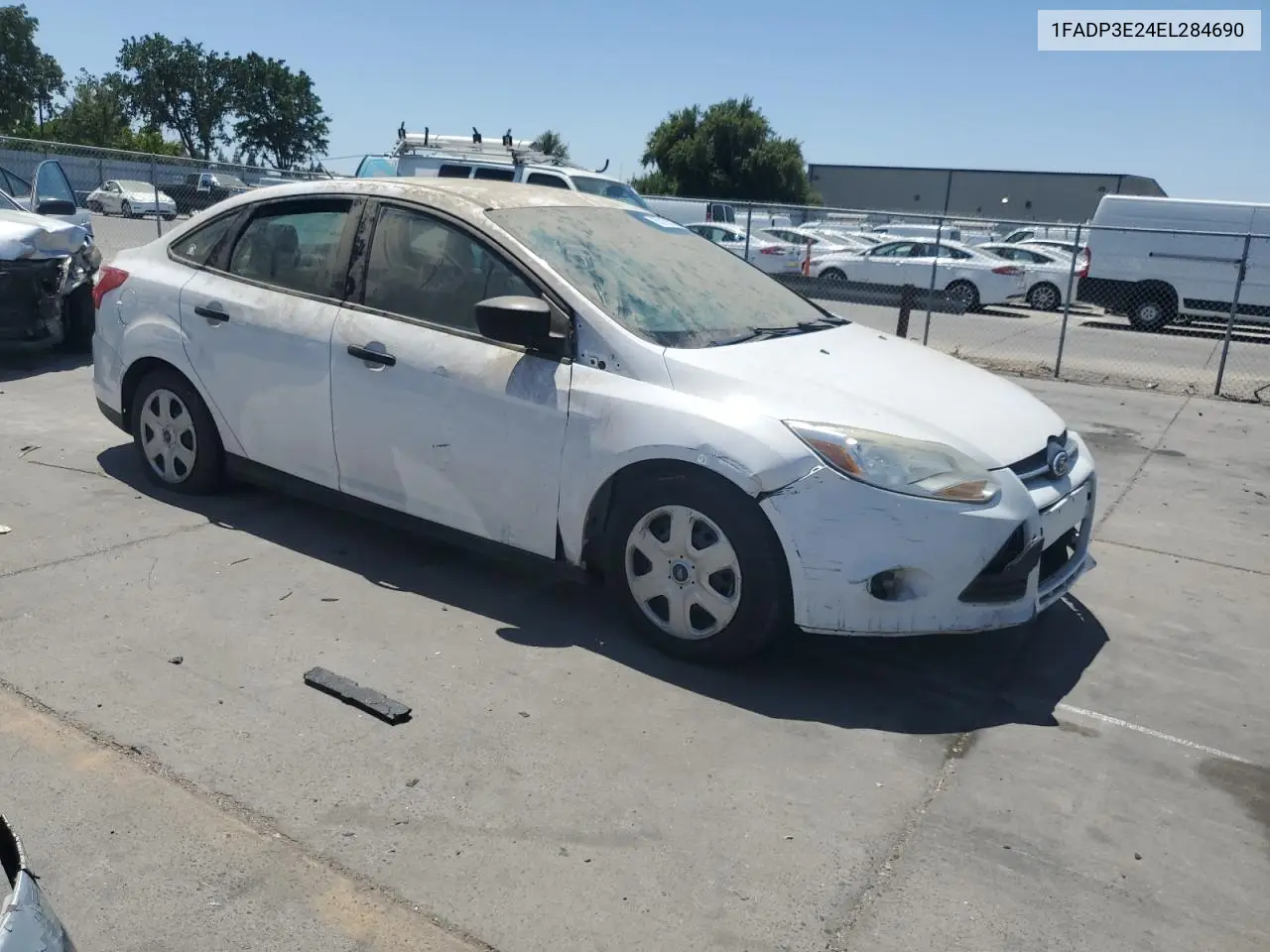 2014 Ford Focus S VIN: 1FADP3E24EL284690 Lot: 63155735