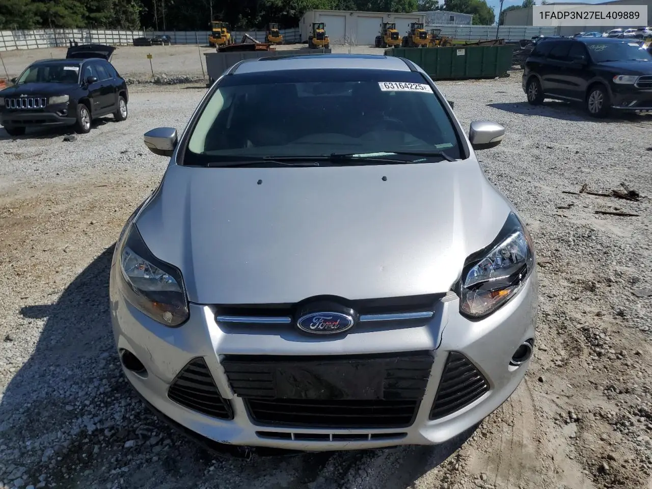 2014 Ford Focus Titanium VIN: 1FADP3N27EL409889 Lot: 63164225