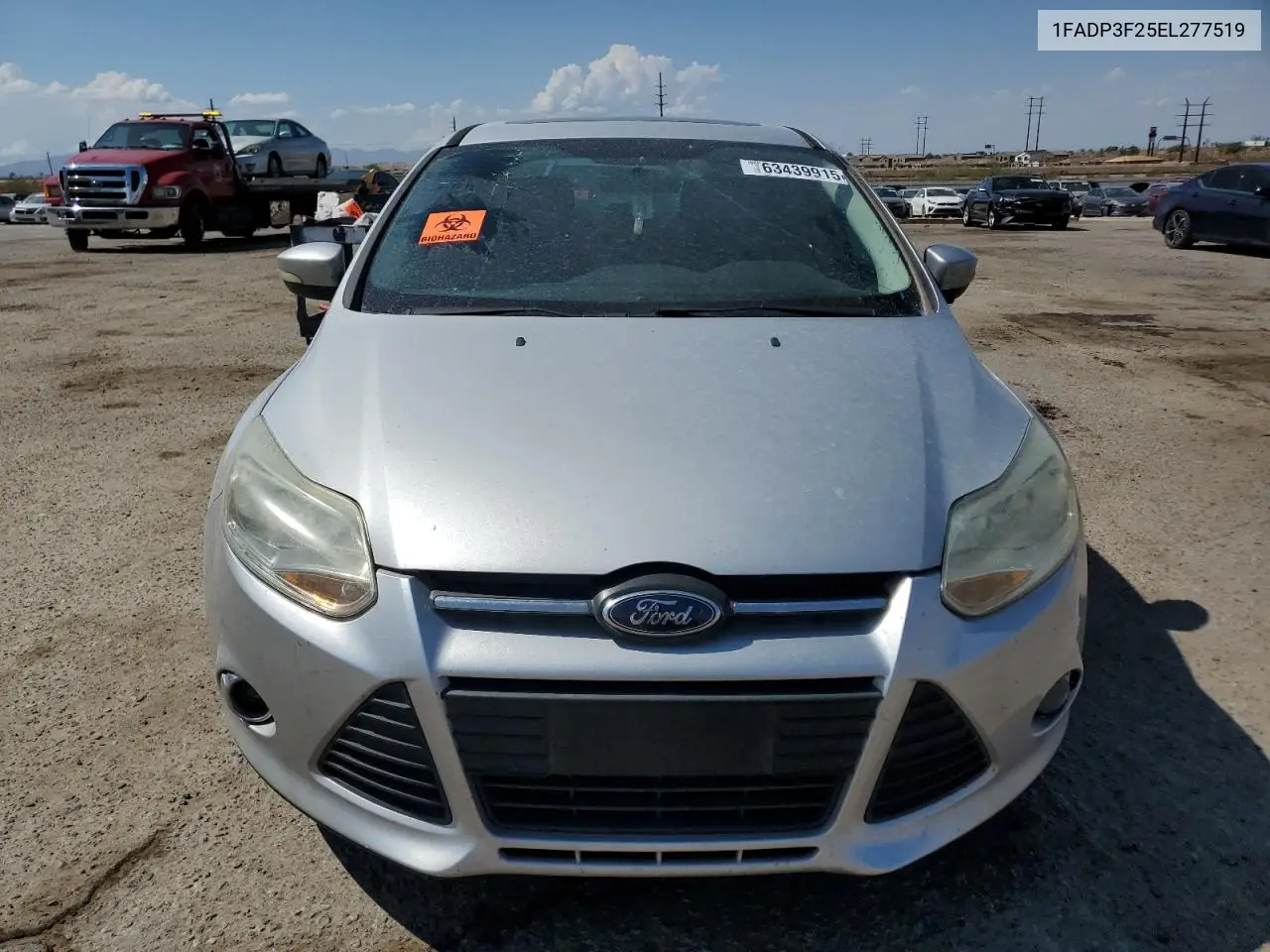 2014 Ford Focus Se VIN: 1FADP3F25EL277519 Lot: 63439915