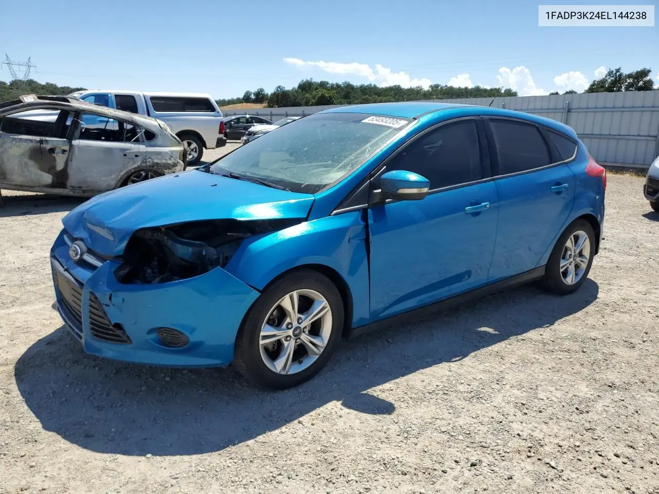2014 Ford Focus Se VIN: 1FADP3K24EL144238 Lot: 63493205
