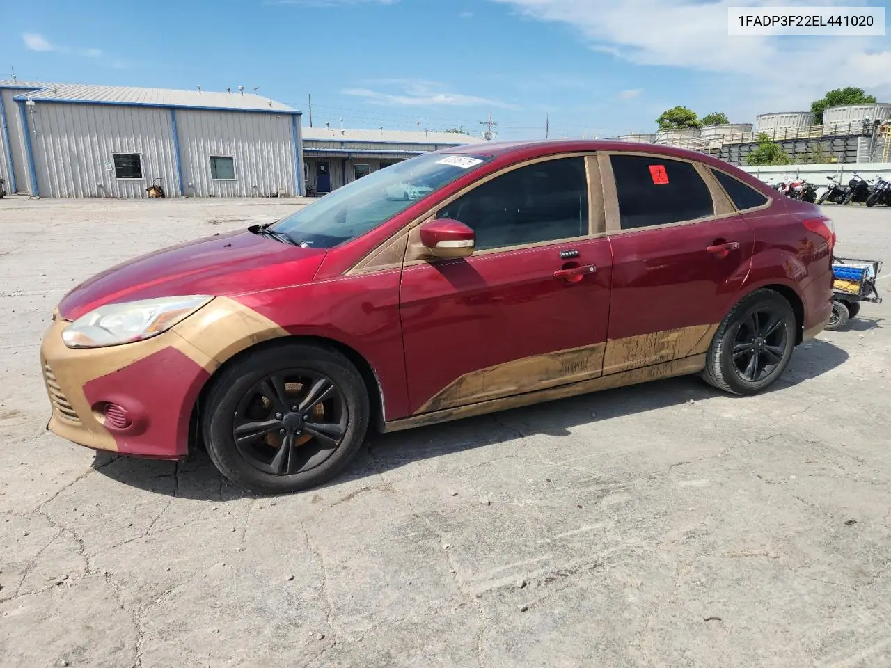 2014 Ford Focus Se VIN: 1FADP3F22EL441020 Lot: 63516775