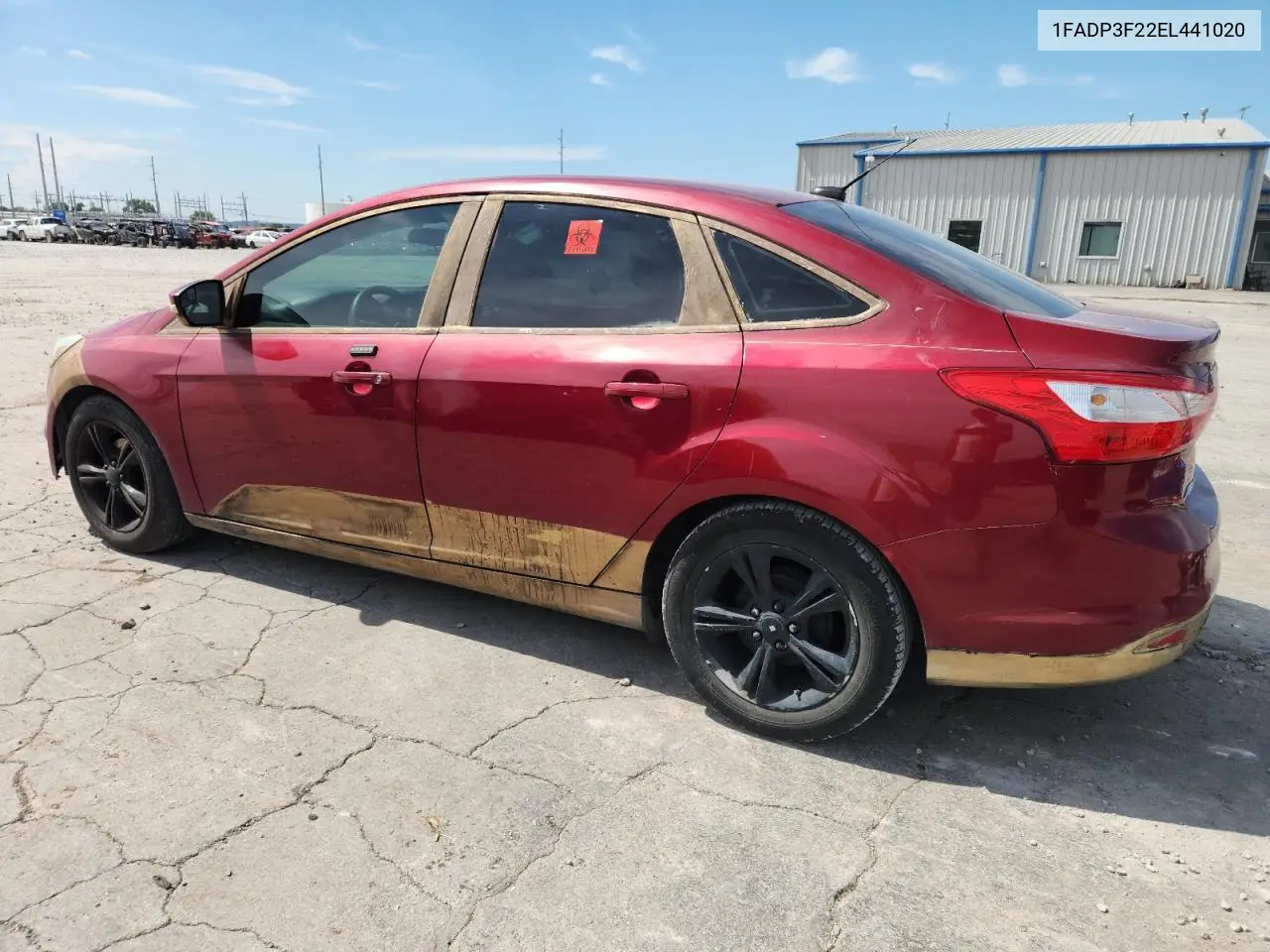 2014 Ford Focus Se VIN: 1FADP3F22EL441020 Lot: 63516775