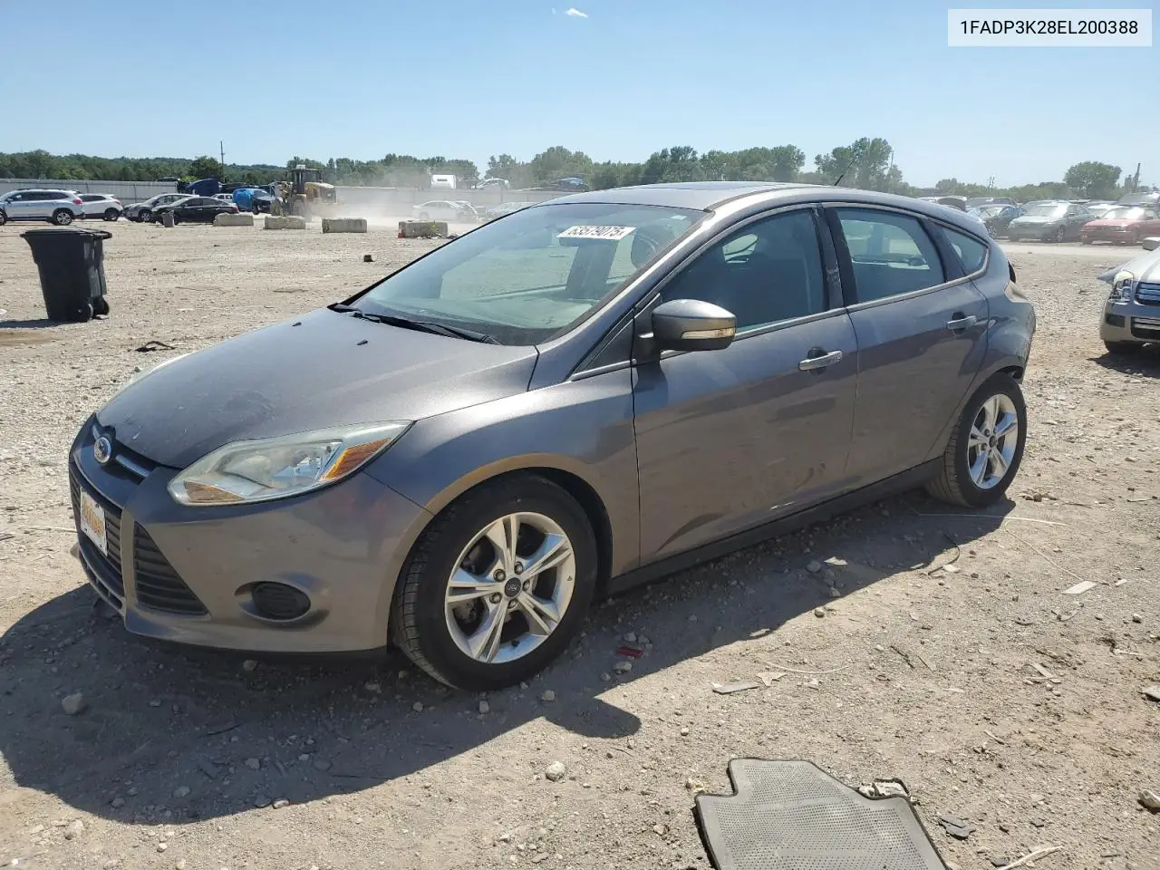2014 Ford Focus Se VIN: 1FADP3K28EL200388 Lot: 63579075