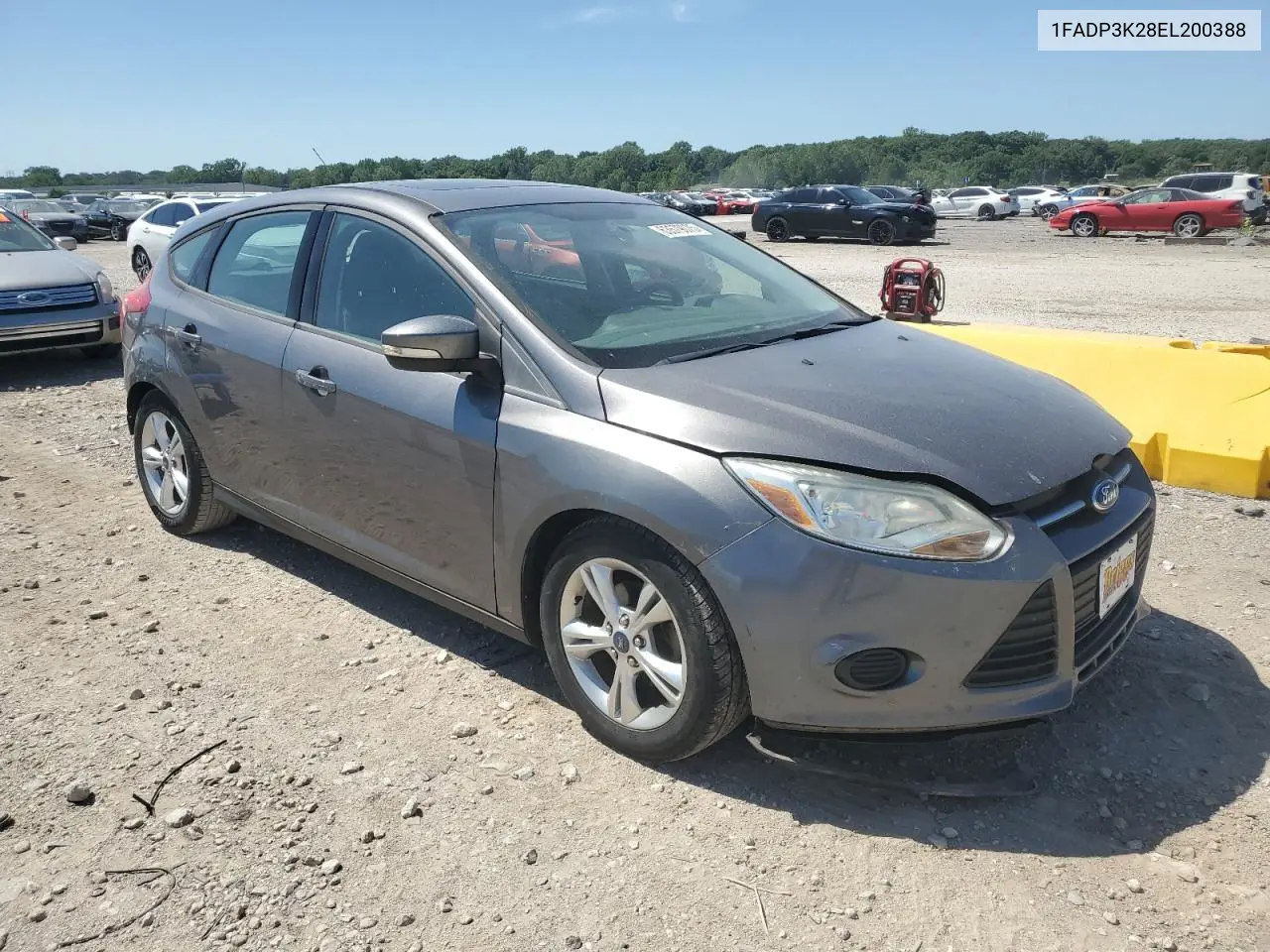 2014 Ford Focus Se VIN: 1FADP3K28EL200388 Lot: 63579075