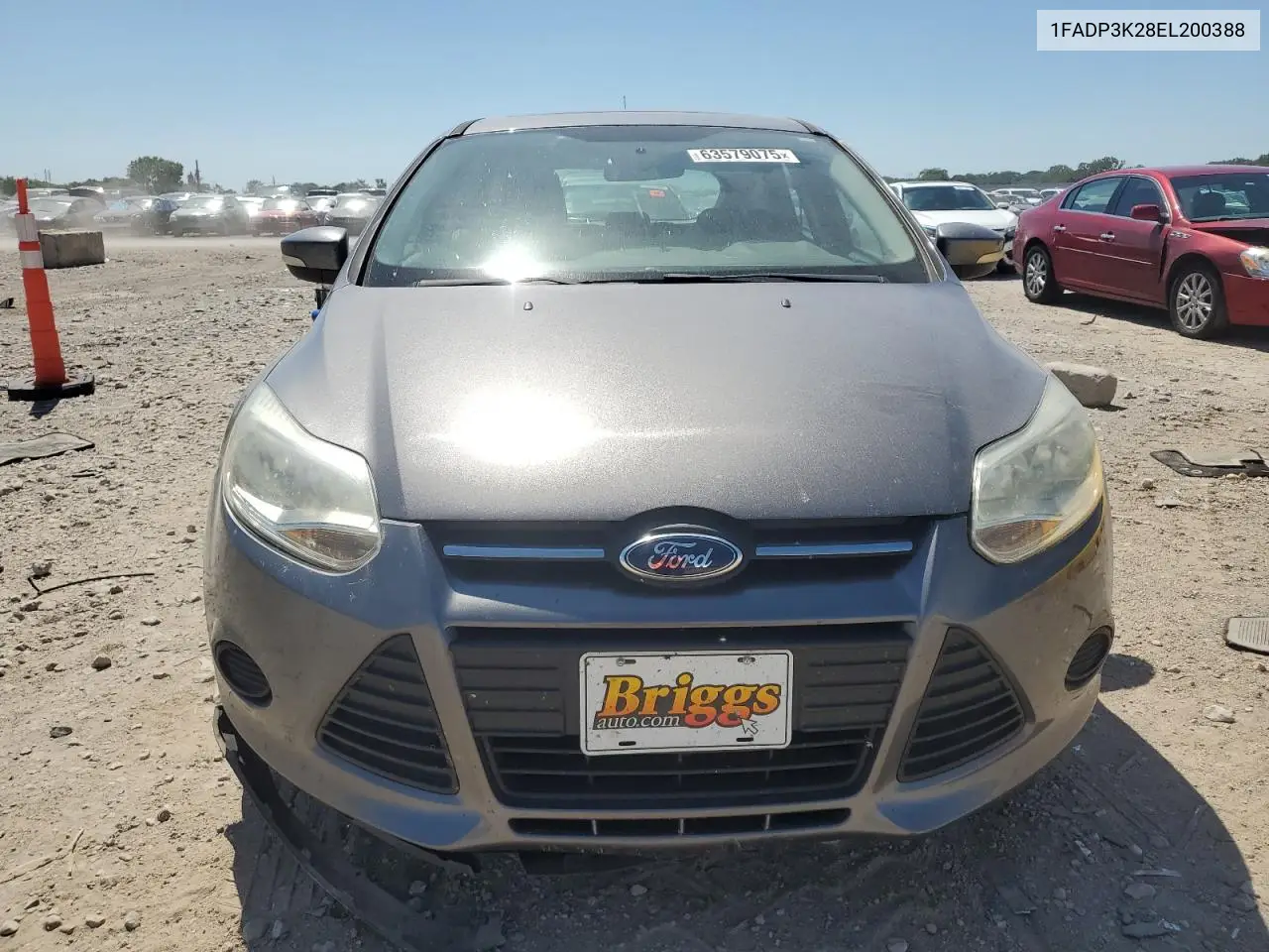 2014 Ford Focus Se VIN: 1FADP3K28EL200388 Lot: 63579075