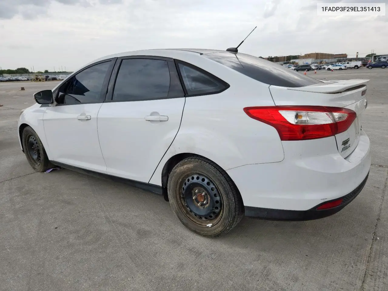 2014 Ford Focus Se VIN: 1FADP3F29EL351413 Lot: 63640655