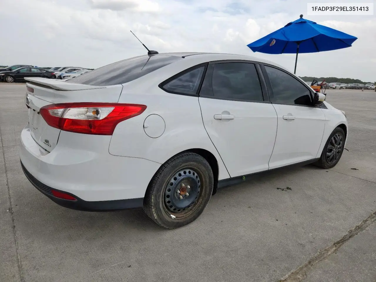 2014 Ford Focus Se VIN: 1FADP3F29EL351413 Lot: 63640655