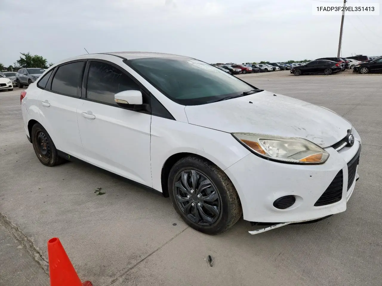 2014 Ford Focus Se VIN: 1FADP3F29EL351413 Lot: 63640655