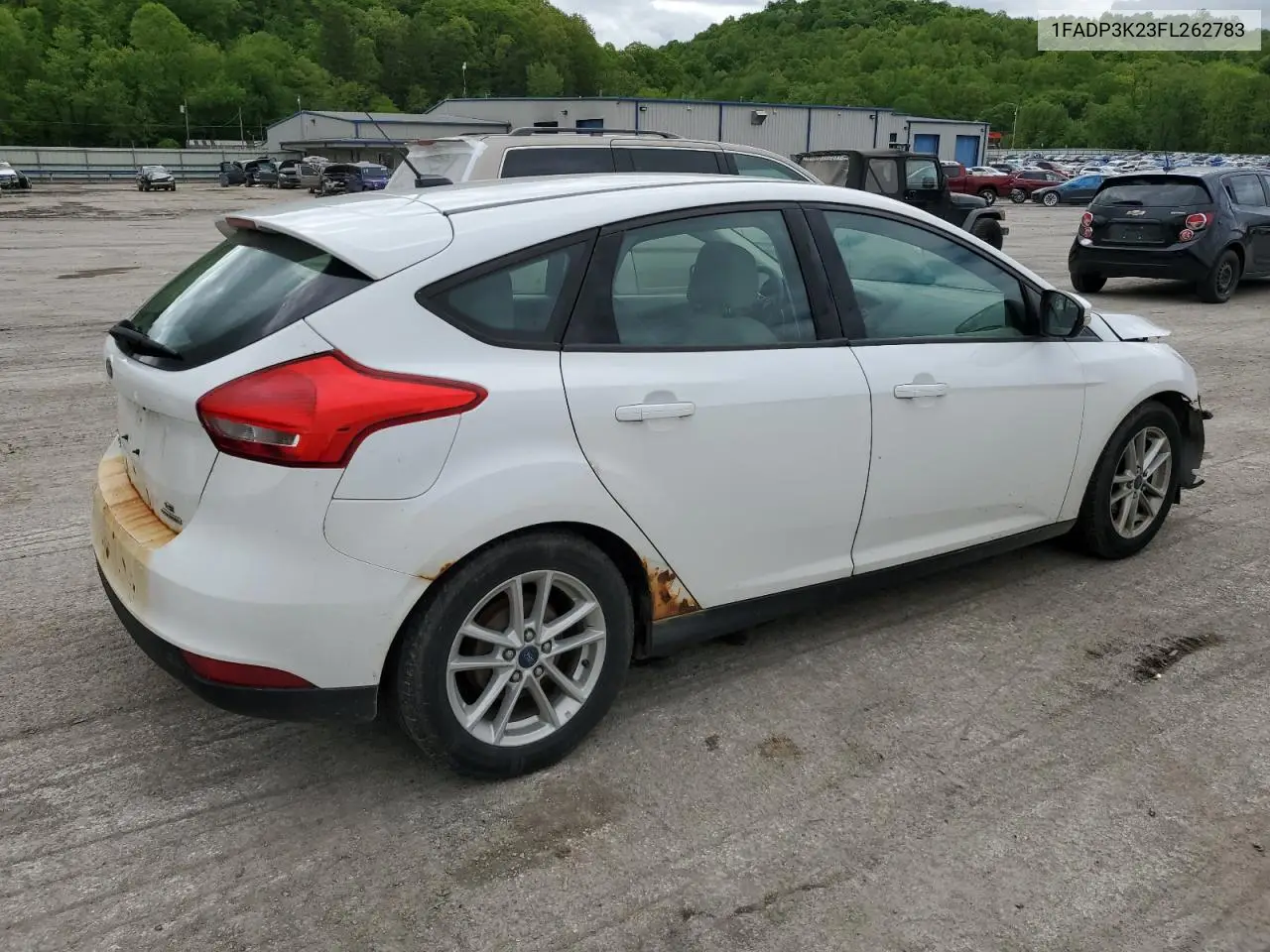 2015 Ford Focus Se VIN: 1FADP3K23FL262783 Lot: 56888565