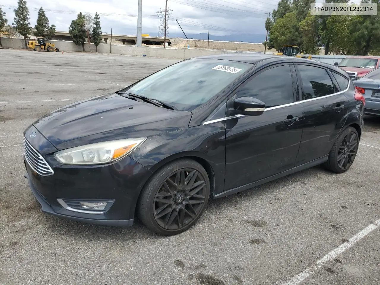 2015 Ford Focus Titanium VIN: 1FADP3N20FL232314 Lot: 56893515