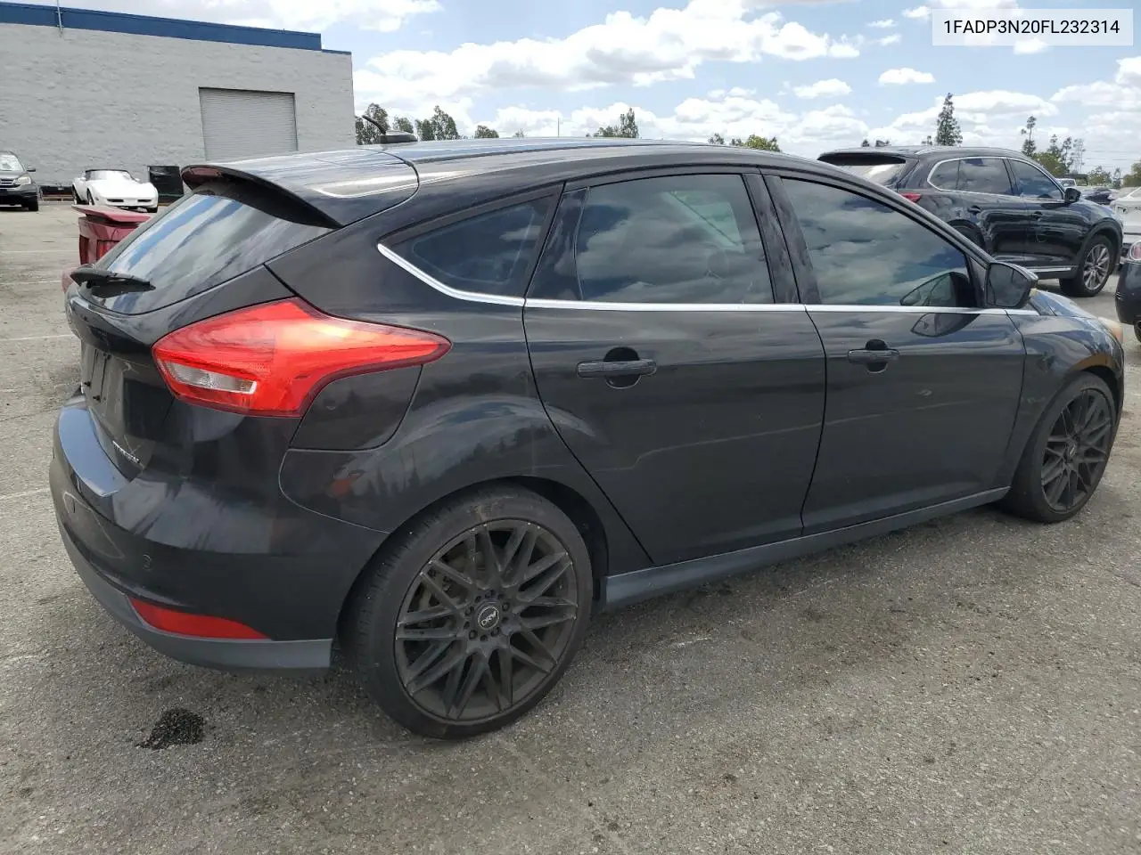 2015 Ford Focus Titanium VIN: 1FADP3N20FL232314 Lot: 56893515