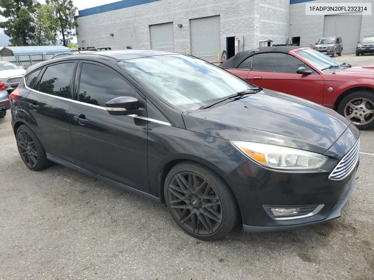 2015 Ford Focus Titanium VIN: 1FADP3N20FL232314 Lot: 56893515