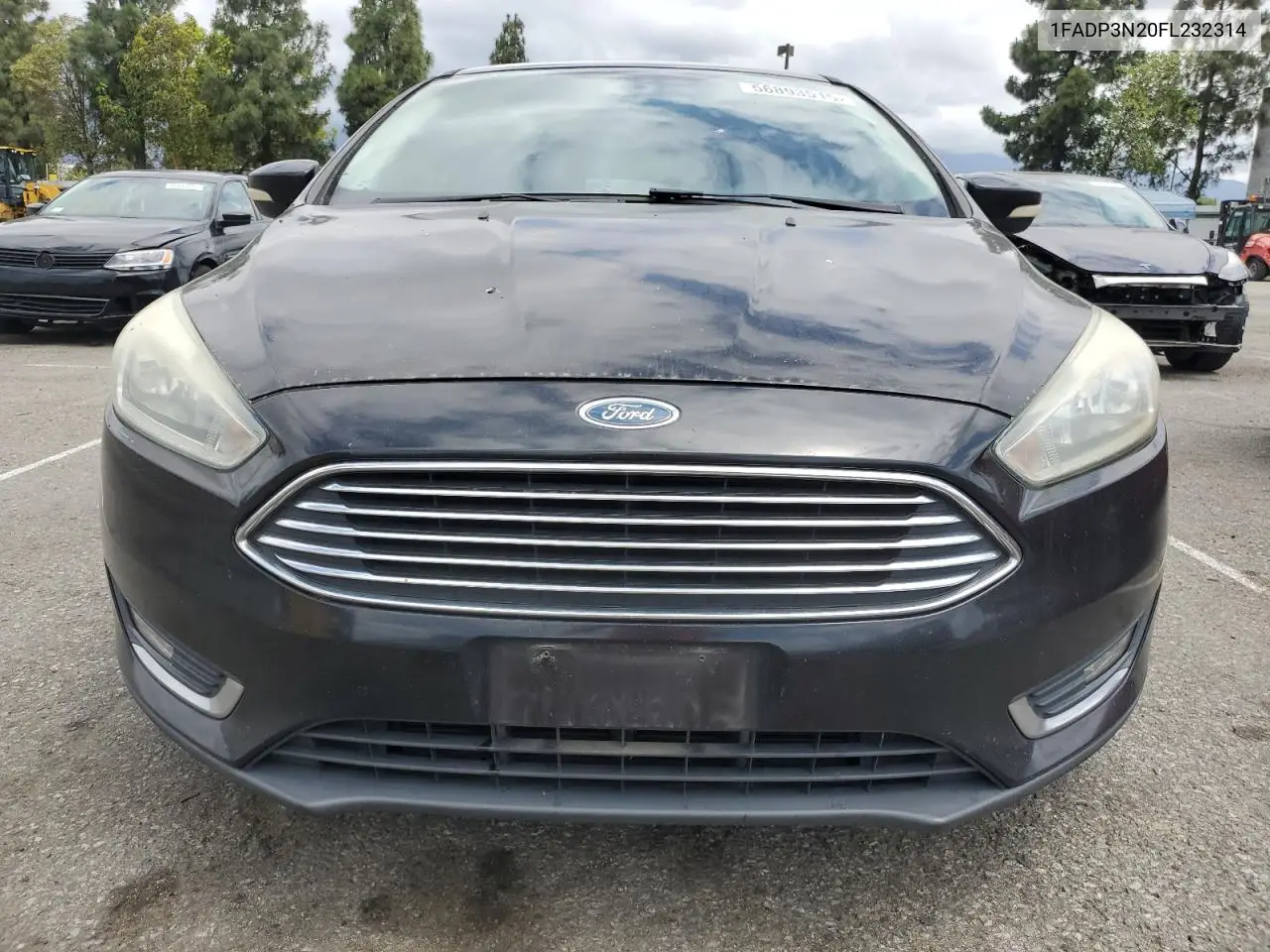 2015 Ford Focus Titanium VIN: 1FADP3N20FL232314 Lot: 56893515