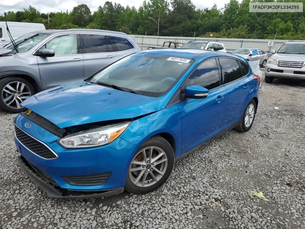 2015 Ford Focus Se VIN: 1FADP3K20FL334295 Lot: 56917635
