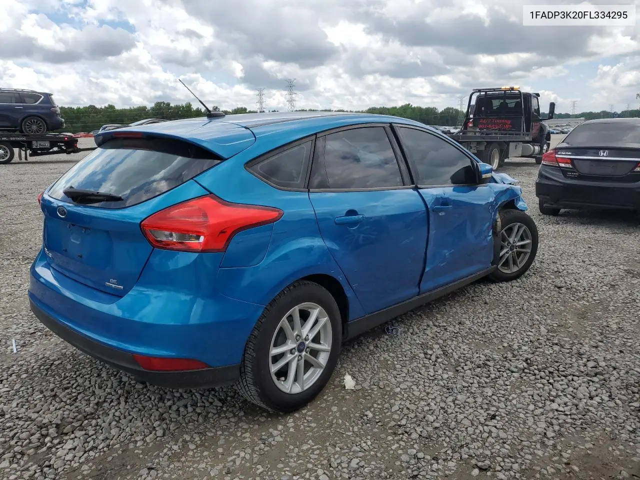 2015 Ford Focus Se VIN: 1FADP3K20FL334295 Lot: 56917635
