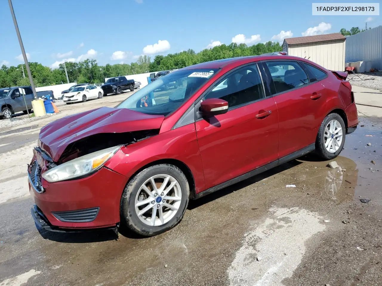 2015 Ford Focus Se VIN: 1FADP3F2XFL298173 Lot: 56975665