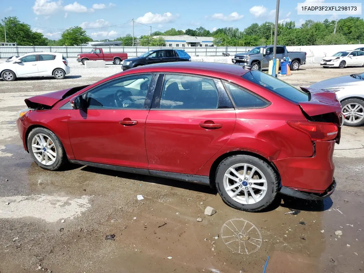 2015 Ford Focus Se VIN: 1FADP3F2XFL298173 Lot: 56975665