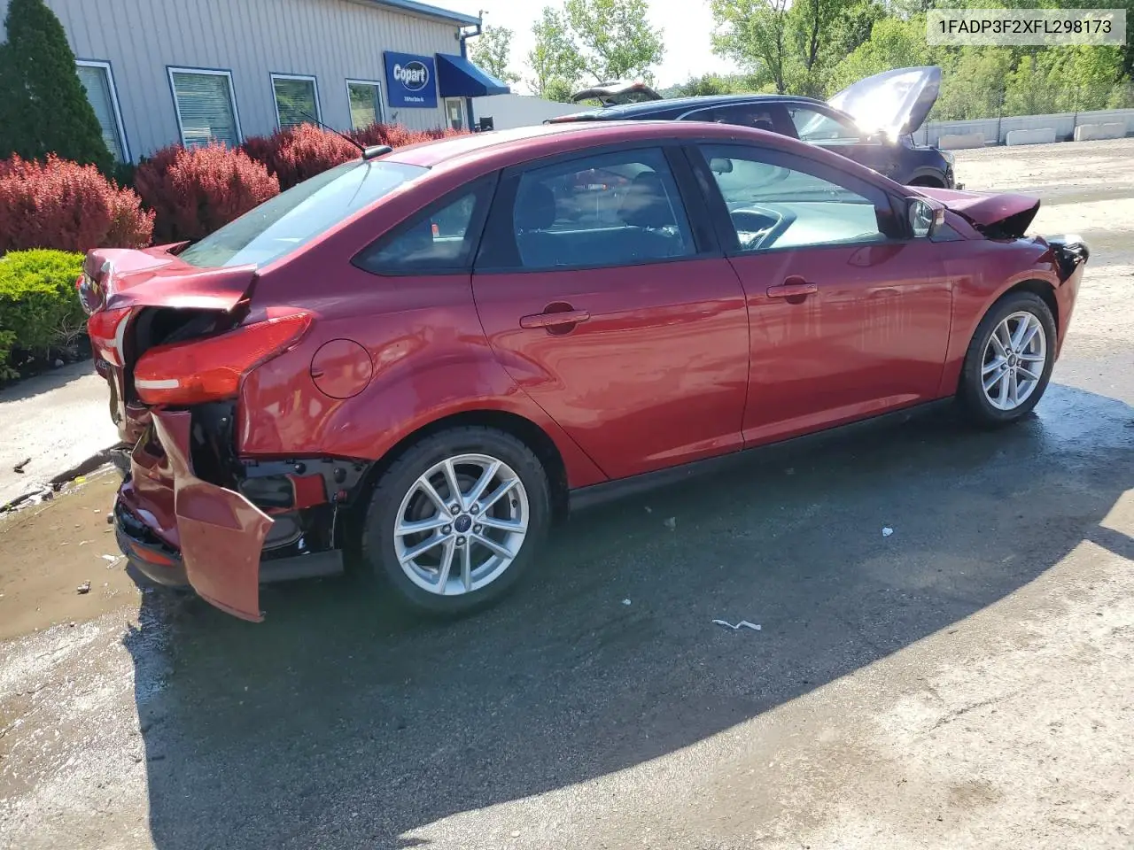 2015 Ford Focus Se VIN: 1FADP3F2XFL298173 Lot: 56975665