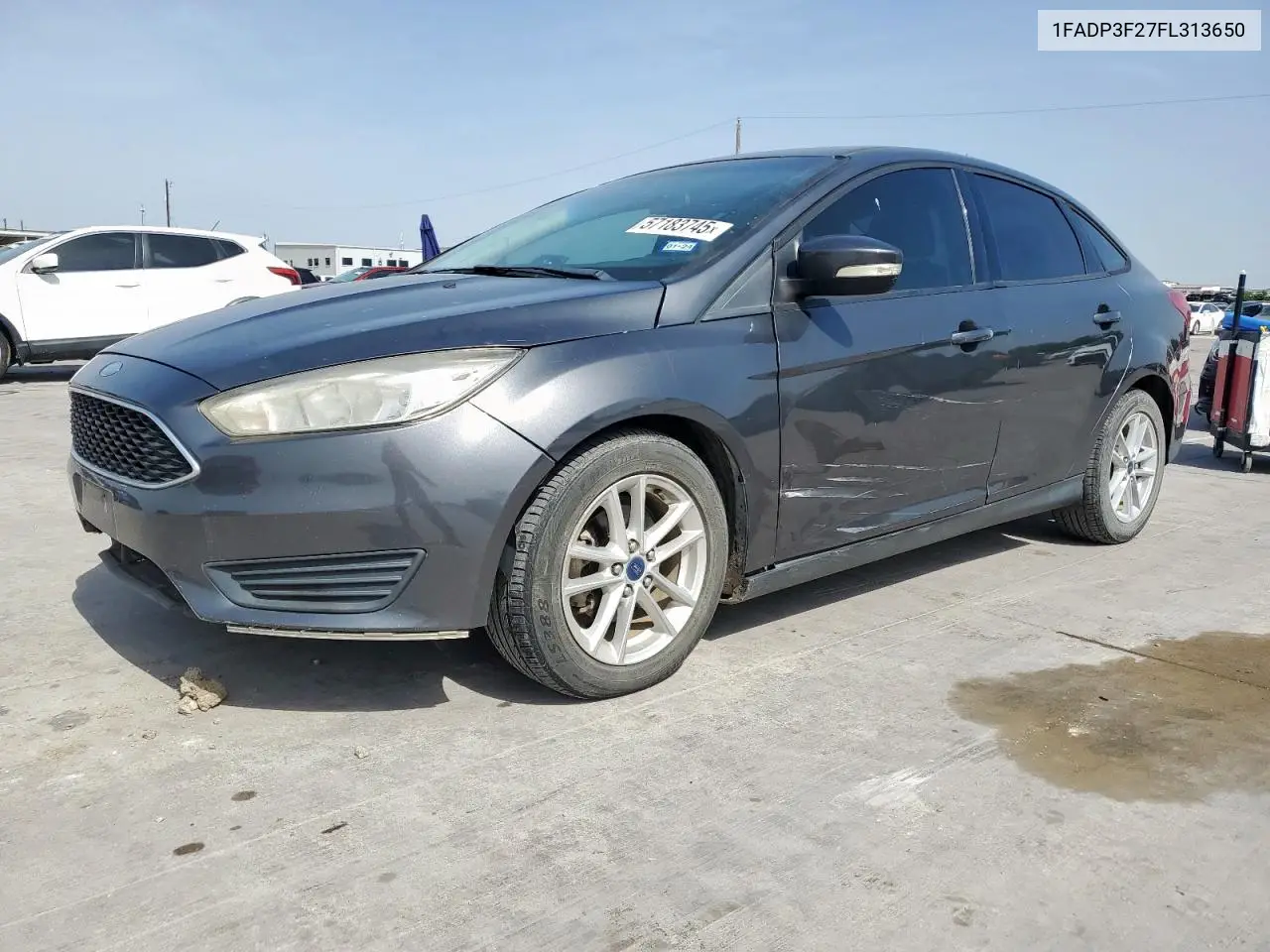 2015 Ford Focus Se VIN: 1FADP3F27FL313650 Lot: 57183745