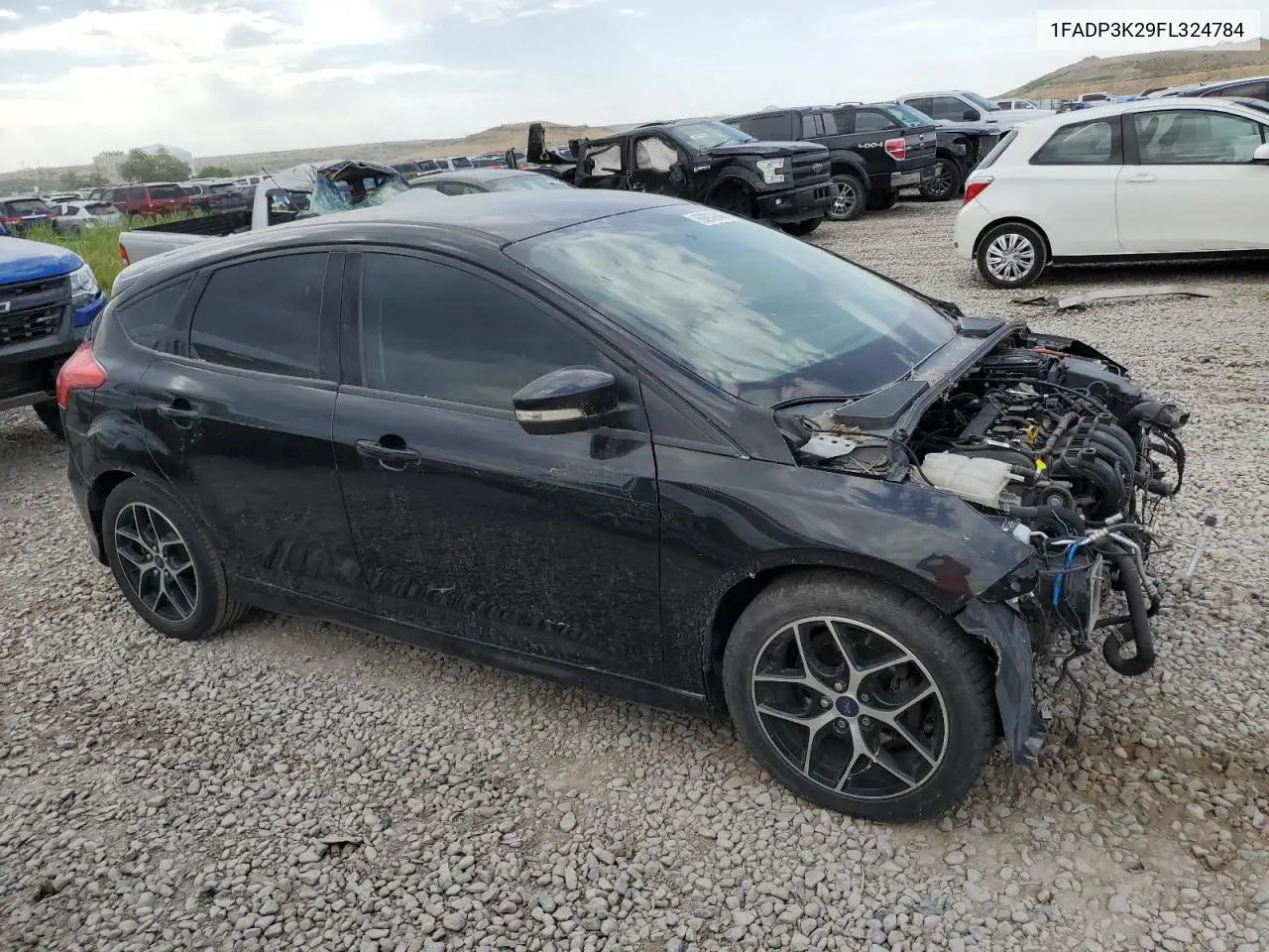 2015 Ford Focus Se VIN: 1FADP3K29FL324784 Lot: 60919445