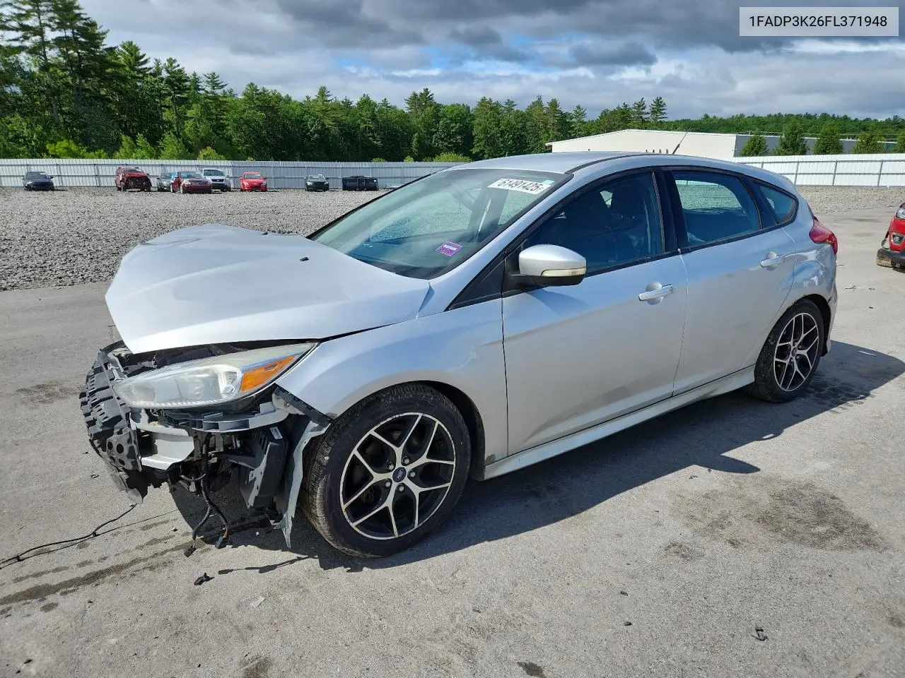 2015 Ford Focus Se VIN: 1FADP3K26FL371948 Lot: 61491425