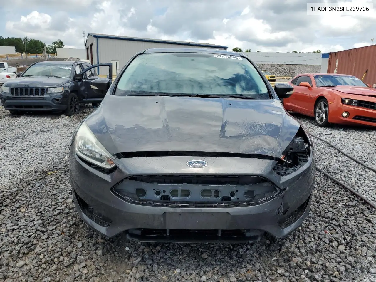 2015 Ford Focus Titanium VIN: 1FADP3N28FL239706 Lot: 62478895