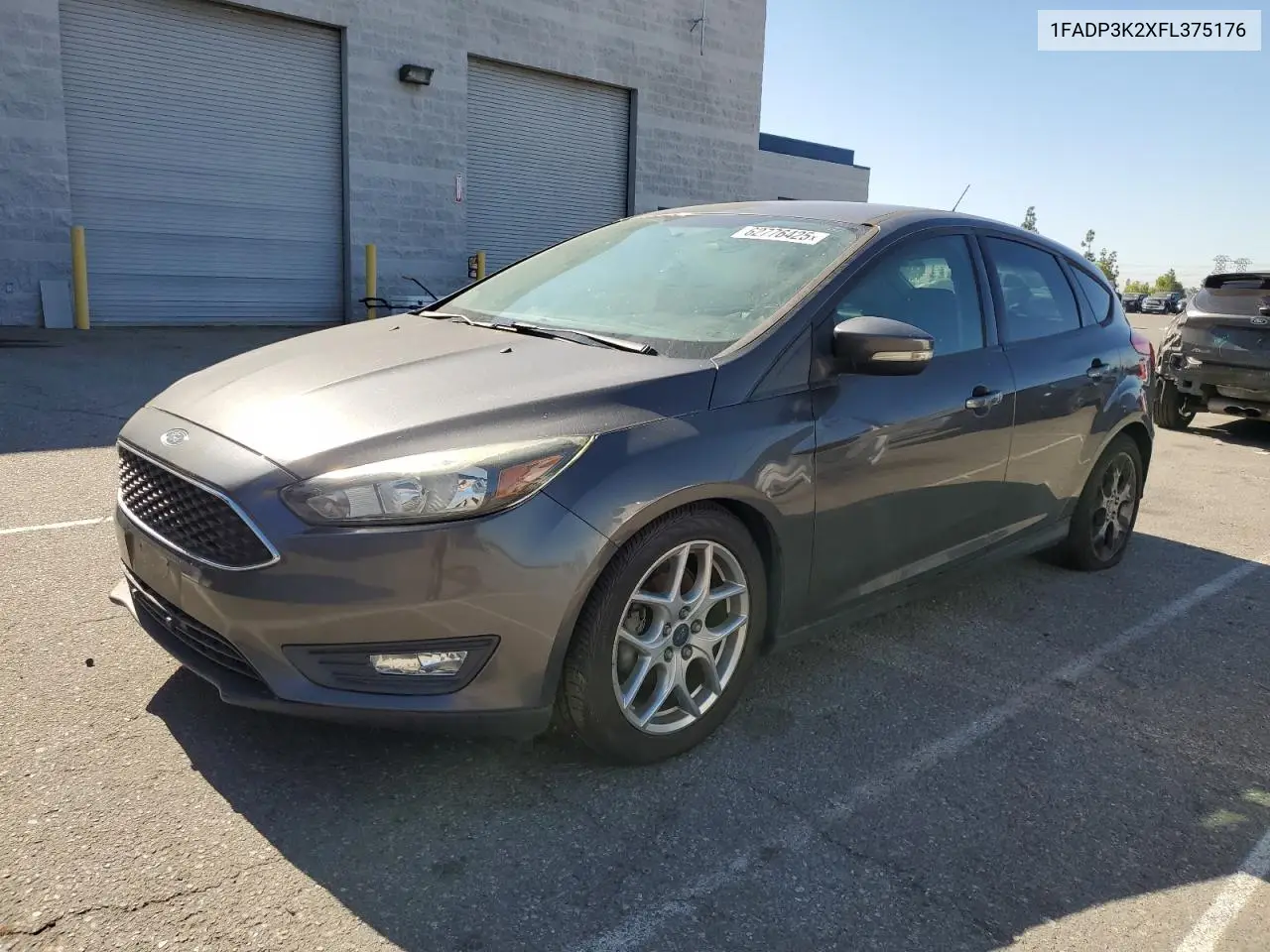 2015 Ford Focus Se VIN: 1FADP3K2XFL375176 Lot: 62776425