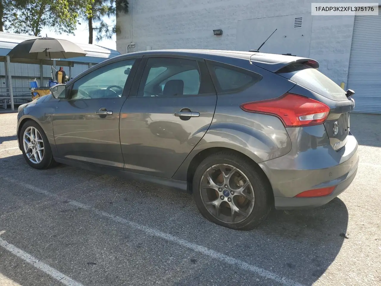2015 Ford Focus Se VIN: 1FADP3K2XFL375176 Lot: 62776425