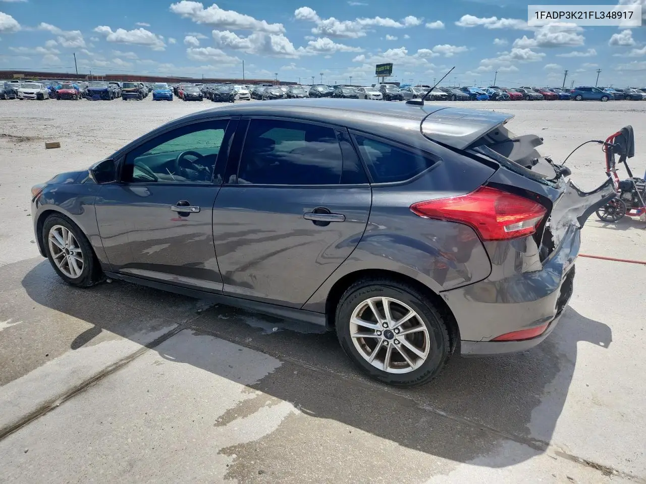 2015 Ford Focus Se VIN: 1FADP3K21FL348917 Lot: 62879145