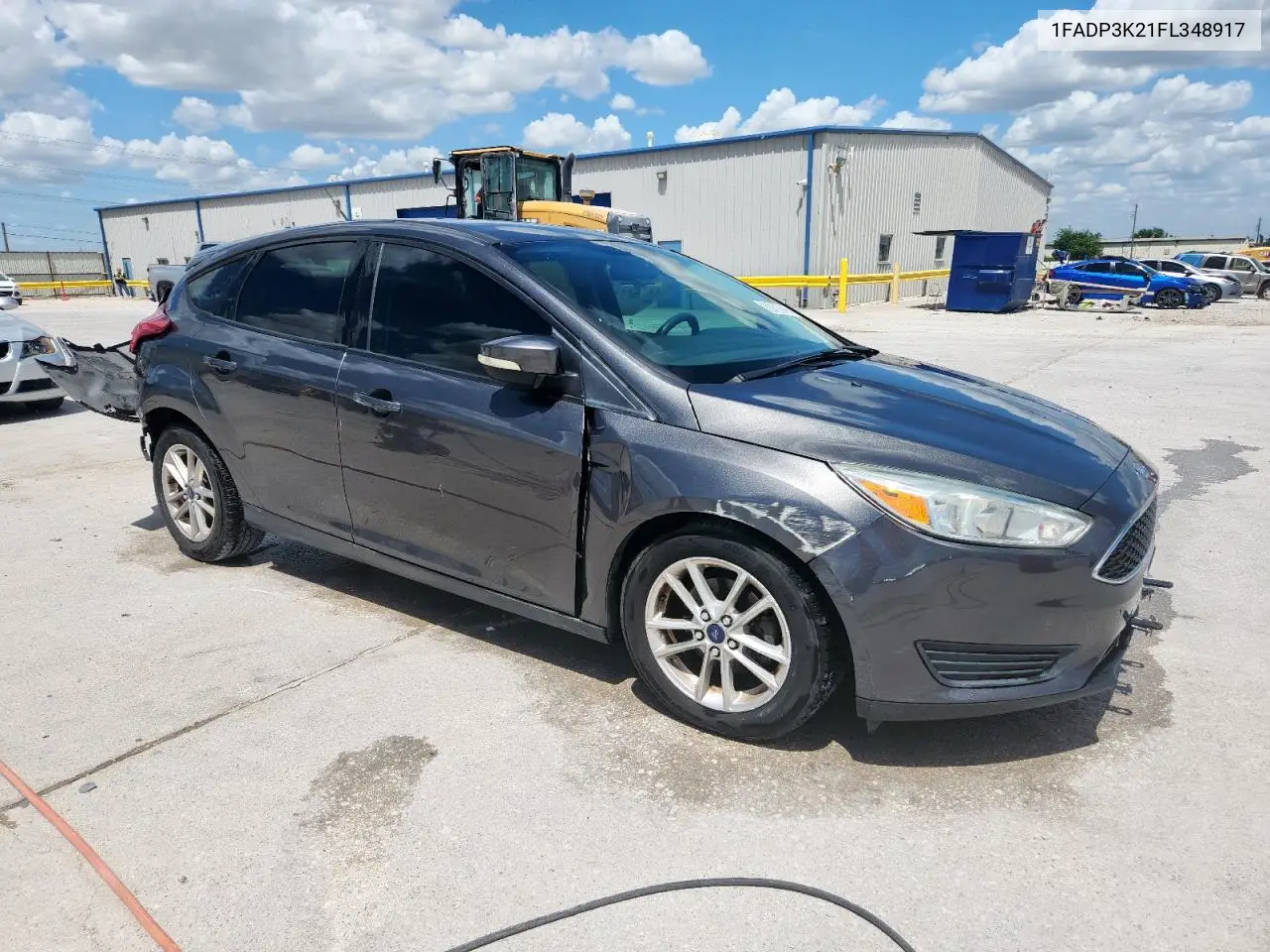 2015 Ford Focus Se VIN: 1FADP3K21FL348917 Lot: 62879145