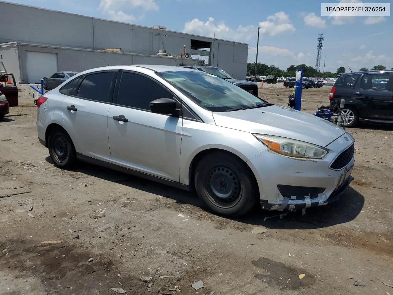 2015 Ford Focus S VIN: 1FADP3E24FL376254 Lot: 62917355